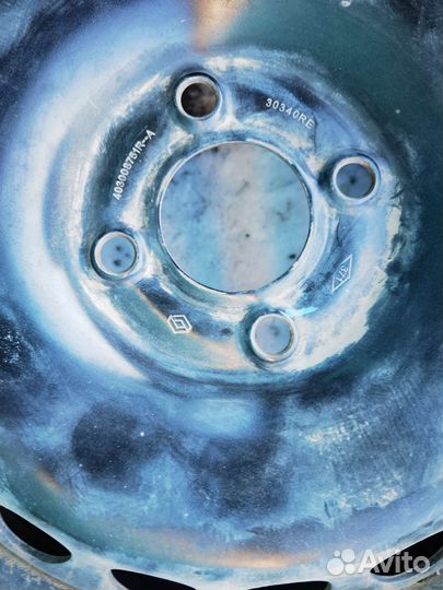 Штампы рено 4/100 r15 ет40 dia 60,1