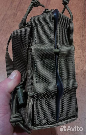 Подсумок двойной без клапана, HDT-FG, сток