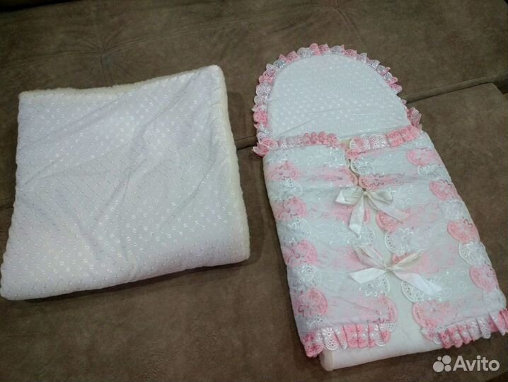 Зимний конверт на выписку