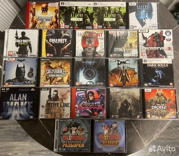 Компьютерные игры CD диски для пк для коллекции