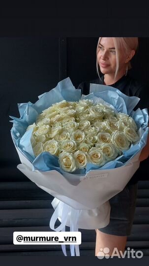 Букет цветов роз 51 роза