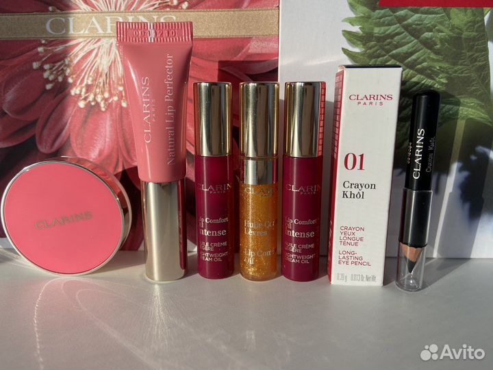 Clarins миниатюры румяна блески карандаш