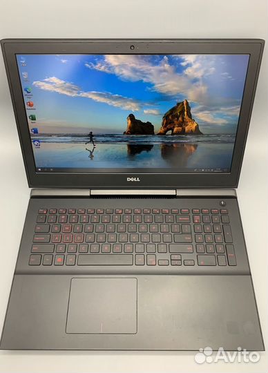 Мощный игровой Dell i7 7700hq 1050Ti 4gb