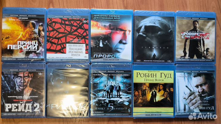 BD Blu ray BD-R диски, фильмы, часть 2