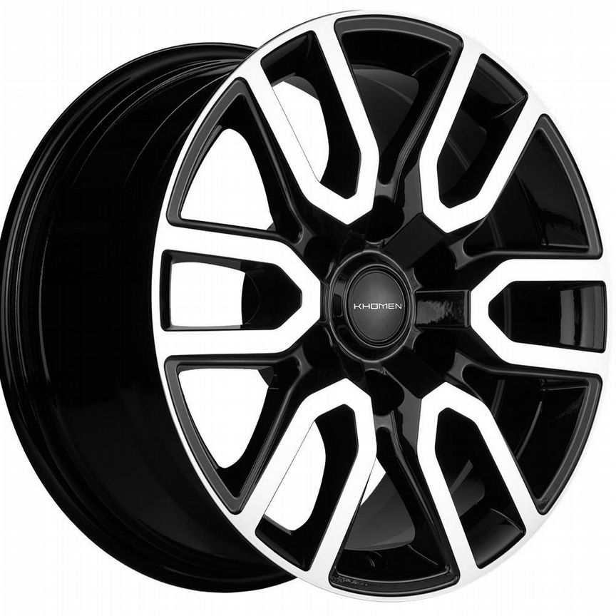 Диски Khomen KHW1723 8x17 6x139.7 ET25 D106.1 Black-FP