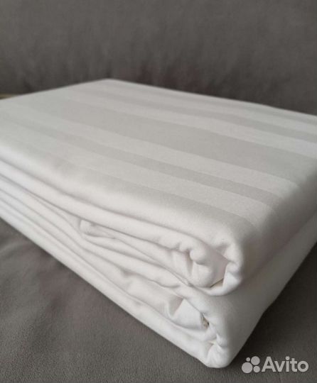 Белье постельное страйп сатин хлопок