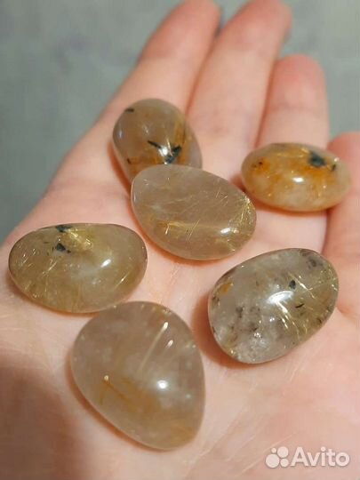 Рутиловый Кварц Волосатик Камень Кристалл