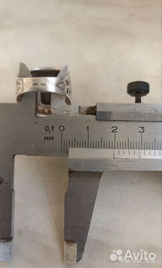 Мужской перстень серебро бу 925