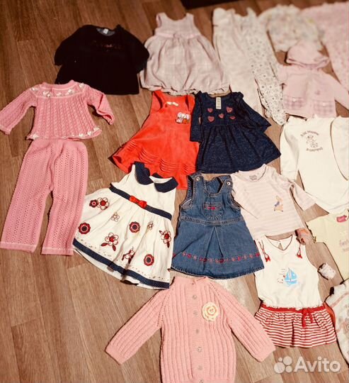 Вещи пакетом для девочки 68- 74