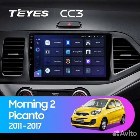 Магнитола Teyes CC3L 4/32 Kia Picanto