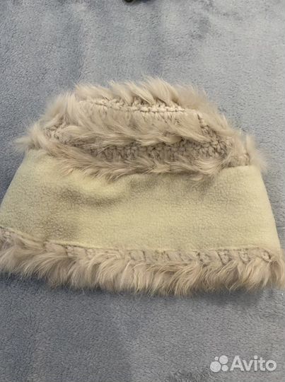 Шапка с натуральным мехом