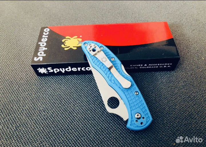Нож Spyderco Delica blue