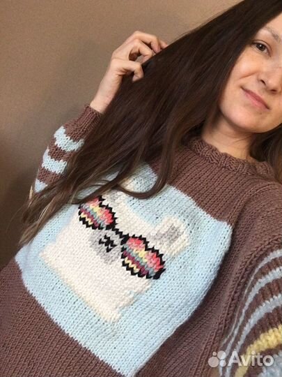 Свитер оверсайз женский