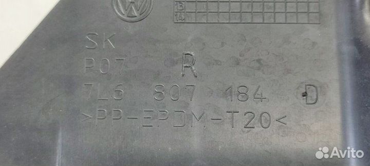 Крепление бампера переднее правое Volkswagen