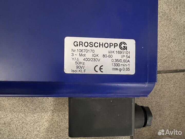 Электродвигатель Groschopp. WK 1695101. Nr-1067017