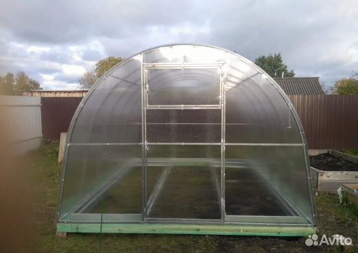 Теплица Арочная с поликарбонатом 4мм