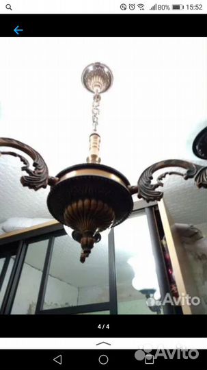 Люстру 3х рожковую