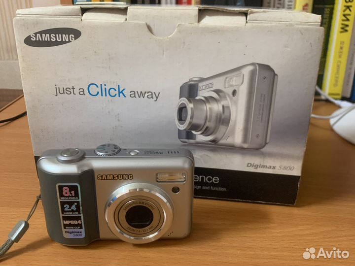 Компактный фотоаппарат Samsung digimax s800