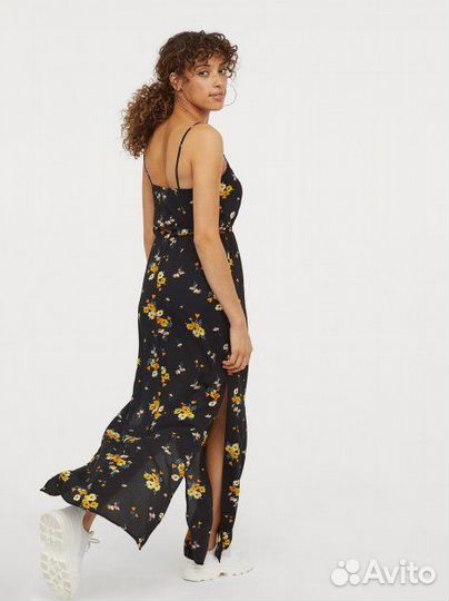 Платье в пол с разрезами H&M