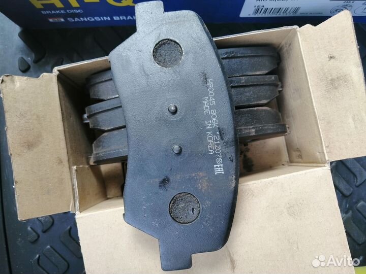 Передний тормозной диск kia rio 3