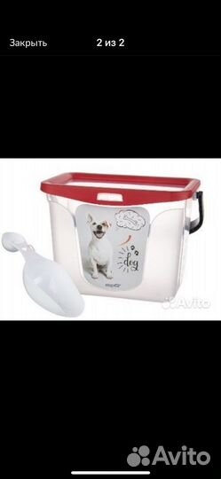 Емкость для корма животных 6л