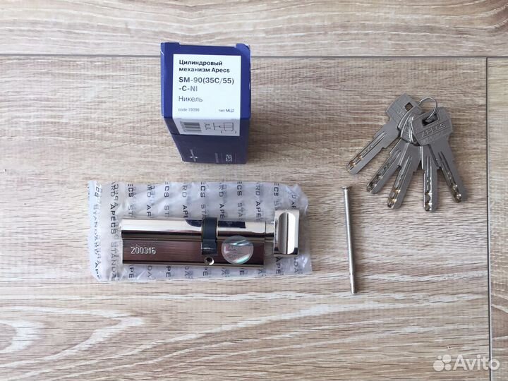 Цилиндровый механизм apecs SM-90(35C/55) -C-NI