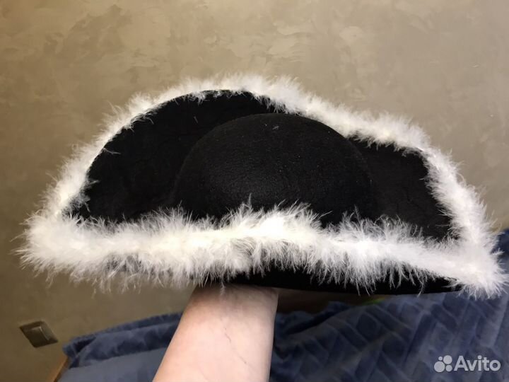 Шляпа на праздник, для костюма мушкетера, короля