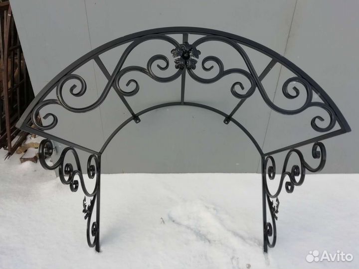 Козырёк металлический