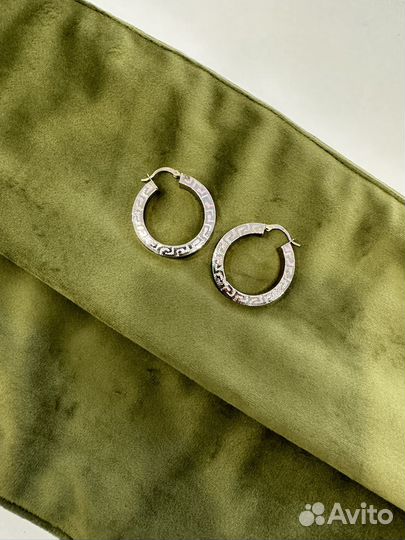 Серьги кольца