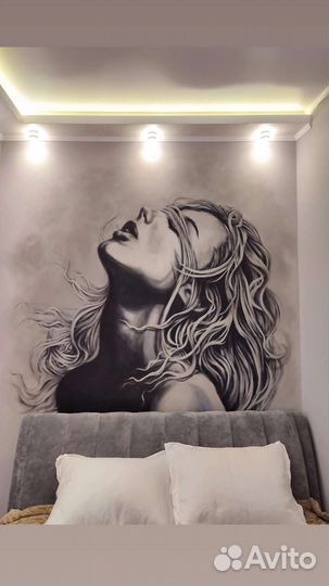 Роспись стен, барельеф, реставрация мебели