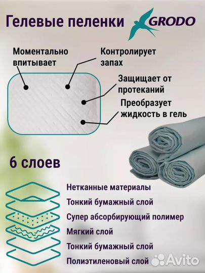 Пелёнки для животных гелевые