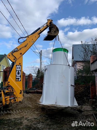 Септик установка и монтаж за 1 день под ключ