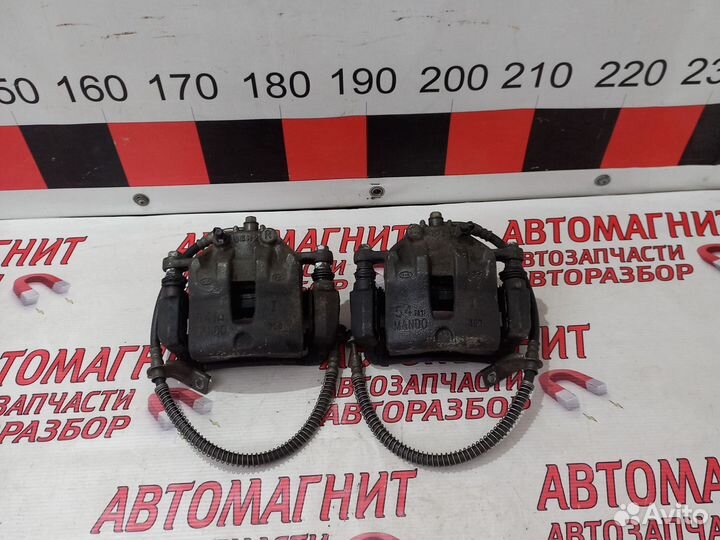 Супорт тормозной передний Рио x-line Солярис 2