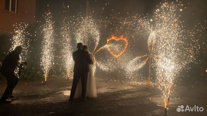Огненное фаер шоу/огненные сердца /артисты