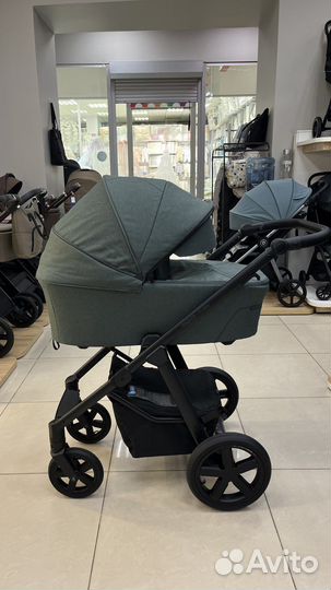 Коляска с рождения Espiro Husky 2023 зеленый