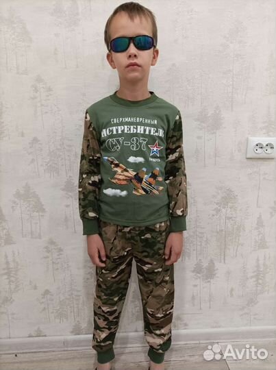 Камуфляжный костюм детский