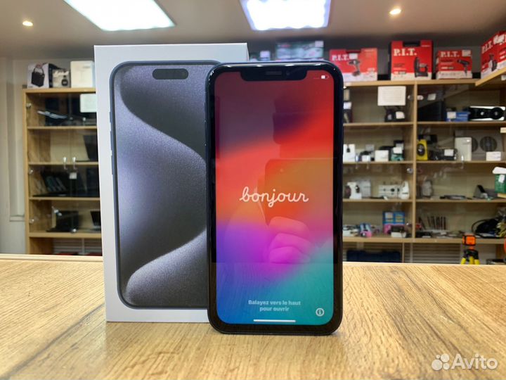 iPhone XR в корпусе 15 Pro 128 GB Синий