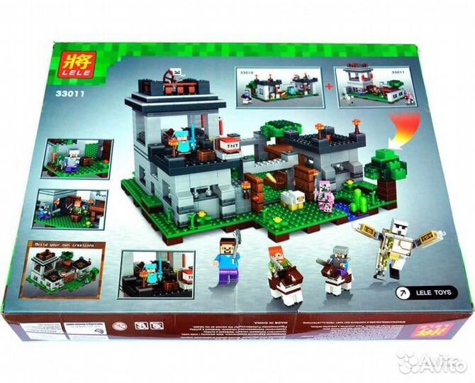 Lego Minecraft (аналог) - Lele 33011, 613 деталей