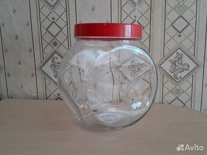 Банки для сыпучих продуктов стекло