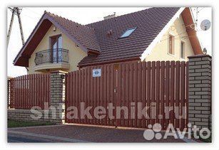 Штакетник металлический 85мм