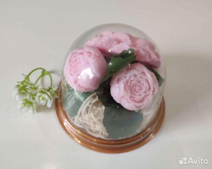 Мыльный мини букетик в купол