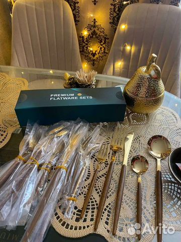Набор столовых приборов новый