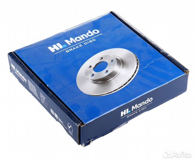 Диск тормозной mitsubishi Carisma (96) передний (1шт.) mando