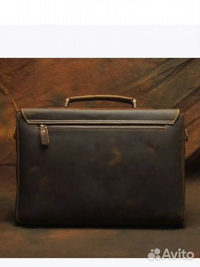 Портфель деловой кожаный для документов, Verezzo