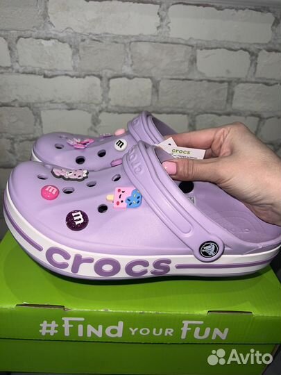 Шлепанцы Crocs лавандовые 36, 37, 38, 39/40