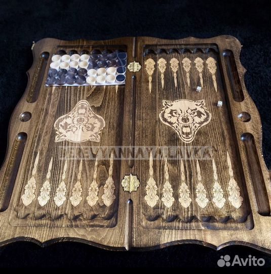 Нарды резные 