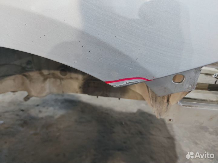 Крыло заднее левое Citroen C 4. Дефект лкп.Седан
