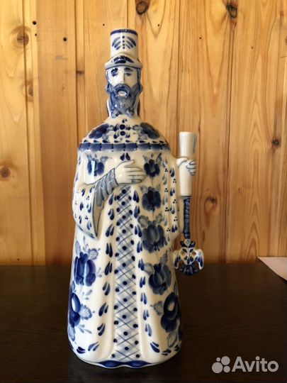 Штоф гжель «Царь»