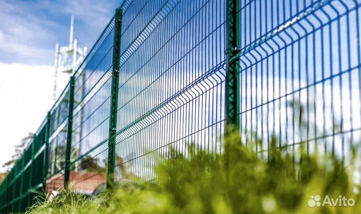Забор из сетки гиттер для дома,калитки