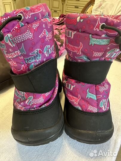 Комбинезон зимний для девочки Kerry 86 и сапоги No